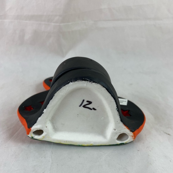 5 Halloween Pumpkin Shaped Tea Light Holders Jack-O-Lantern Witch K’s Ceramics - Picture 7 of 16